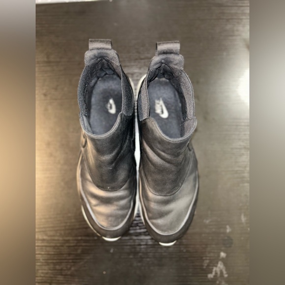 Nike W Air Max Thea Mid Black Sail Leather Casual Boot 859550-001 women sz 10 - Picture 1 of 9